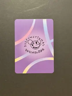 Pokenot Shiny Frogninja Patreon Exclusive Dysfunctional Passholder Pokemon Card - Image 2