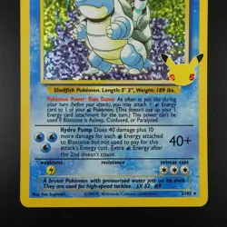 Blastoise 2/102 Pokemon Celebrations Classic Collection Holo Card - Image 3