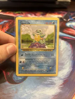 Pokemon TCG Squirtle Base Set Unlimited Common - Image 1