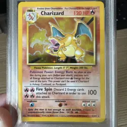 1999 Pokemon Base Set Charizard Holo 4/102 PSA 7 NM - Image 2