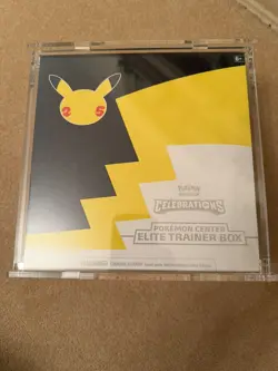 Pokemon 25th Celebrations Elite Trainer Box Pokemon Center ETB Sealed and New 820650809866 - Image 1