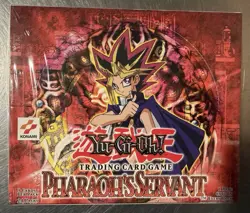 Yu-Gi-Oh! Pharaoh's Servant Unlimited Booster Box Factory Sealed Dented Corner - Image 1