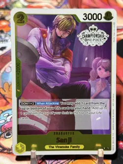 SANJI - One Piece OP03-102 - PROMO Store Championship Participation Pack Vol. 2 - Image 1