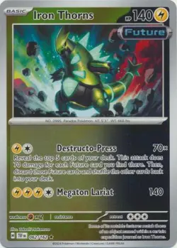 Iron Thorns 62/162 Reverse Holo | Temporal Forces | Pokemon Card - Image 1
