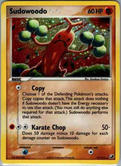 Sudowoodo 15/115 Holo Unseen Forces - Pokemon Card - NM - Image 1