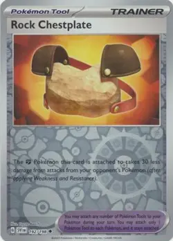 Rock Chestplate 192/198 Reverse Holo | Scarlet & Violet | Pokemon Card - Image 1