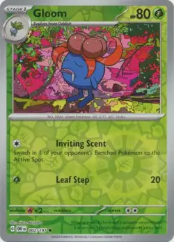 Gloom 2/197 Reverse Holo | Obsidian Flames | Pokemon Card - Image 1