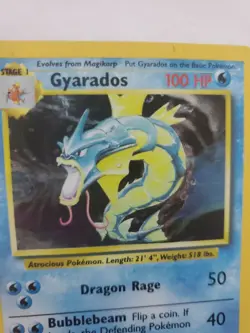 Gyarados Base Set Holo Fossil Pokemon Card WOTC - Image 5