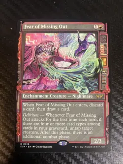 Fear of Missing Out (Showcase) Duskmourn: House of Horror Regular - Image 1