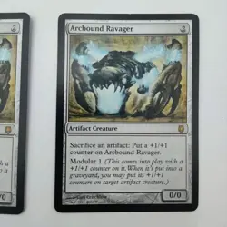 ✔🪄🦀SET OF 4 MTG Arcbound Ravager Darksteel 2004 MAGIC THE GATHERING 📸SEE📸 - Image 3