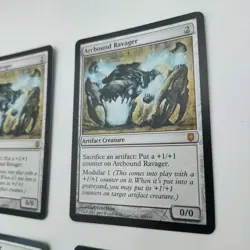 ✔🪄🦀SET OF 4 MTG Arcbound Ravager Darksteel 2004 MAGIC THE GATHERING 📸SEE📸 - Image 4