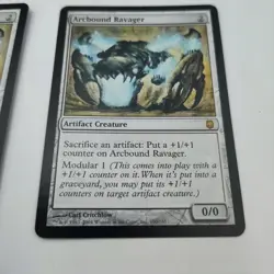 ✔🪄🦀SET OF 4 MTG Arcbound Ravager Darksteel 2004 MAGIC THE GATHERING 📸SEE📸 - Image 5