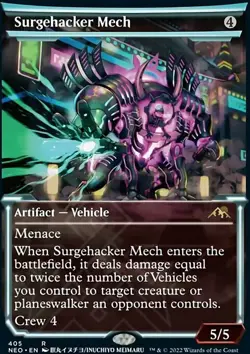 MTG Magic the Gathering Surgehacker Mech (405/572) Kamigawa Neon Dynasty NM - Image 1