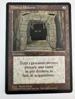 1994 MTG MAGIC THE GATHERING ITALIAN HOWLING MINE ITALIAN EDITION FBB RARE CGC 8 - Image 1