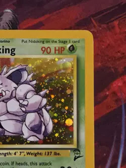 Pokemon TCG 2000 - Nidoking Holo Rare Card - 11/102 Base Set 2 Unlimited - Image 4