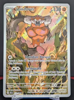 Pokemon Landorus #131/086 English Black Bolt Illustration Rare - Image 1
