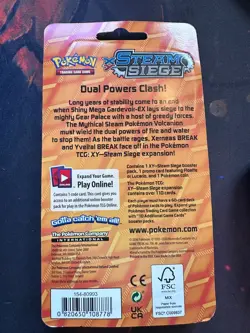 Pokemon TCG XY Steam Siege Checklane Blister - Lucario Black Star Promo - Sealed - Image 2