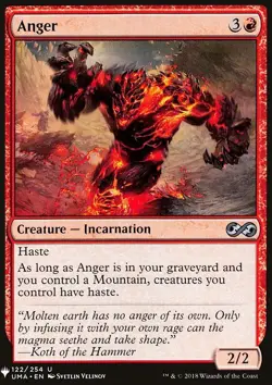 MTG Magic the Gathering Anger (839/1700) Mystery Booster LP - Image 1
