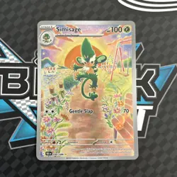 🔥2025 Pokemon SV Black Bolt Simisage Illustration Rare #090/086 NM+🔥 - Image 1