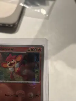 Pokemon TCG Simisear (Master Ball Pattern) 015/086 SV: White Flare Near Mint - Image 3