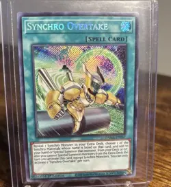 YUGIOH -- Synchro Overtake - DAMA-EN067 - SR - 1st Ed MINT - Image 1