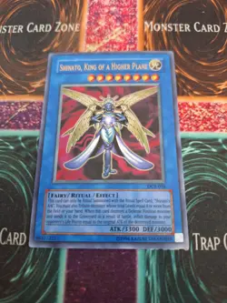Yugioh Shinato, King of a Higher Plane DCR-016 Ultra Rare Unlimited Near Mint - Image 1