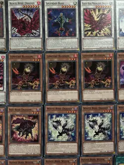 YuGiOh Black Rose Dragon Synchro Plant Deck & Secret Rare Chibi Token+Extra Deck - Image 3