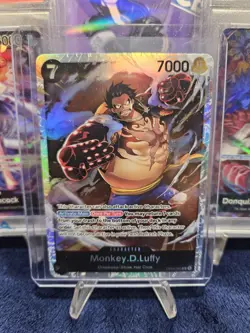 One Piece TCG Monkey.D.Luffy OP04-090 Super Rare Kingdoms of Intrigue - Image 1