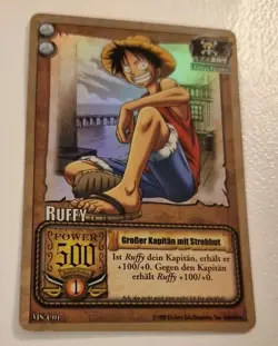 One Piece Karte HOLO MS-C01 Ruffy Großer Kapitan Mit Strohhut - Image 1