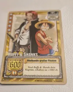 One Piece Karte JS-T01 Ruffy & Shanks Blutbande Großer Piraten - Image 1