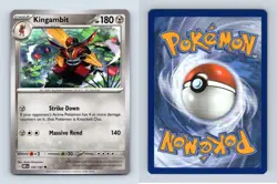 Kingambit #150/197 SV Obsidian Flames Uncommon Pokemon 2023 TCG Card - Image 1