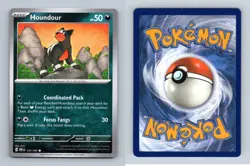 Houndour #131/197 SV Obsidian Flames Common Pokemon 2023 TCG Card - Image 1