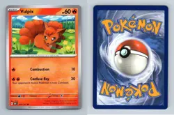 Vulpix #28/197 SV Obsidian Flames Common Pokemon 2023 TCG Card - Image 1