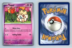 Togepi #83/197 SV Obsidian Flames Common Pokemon 2023 TCG Card - Image 1