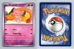 Snubbull #87/197 SV Obsidian Flames Common Pokemon 2023 TCG Card - Image 1