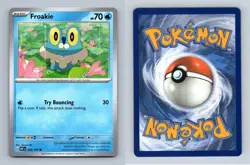 Froakie #56/197 SV Obsidian Flames Common Pokemon 2023 TCG Card - Image 1