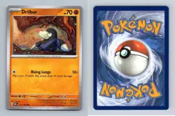 Drilbur #111/197 SV Obsidian Flames Common Pokemon 2023 TCG Card - Image 1