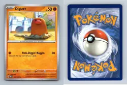 Diglett #103/197 SV Obsidian Flames Common Pokemon 2023 TCG Card - Image 1