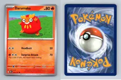 Darumaka #34/197 SV Obsidian Flames Common Pokemon 2023 TCG Card - Image 1