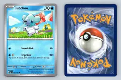 Cubchoo #53/197 SV Obsidian Flames Common Pokemon 2023 TCG Card - Image 1
