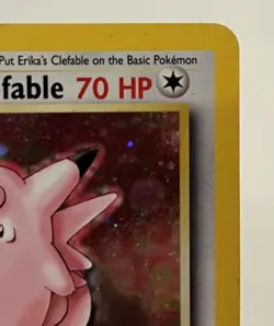 Pokemon TCG Erika's Clefable Gym Heroes Holo Rare Card 3/132- Beautiful Holo - Image 4