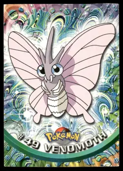Pokemon Cards Venomoth #49 Topps Trading Cards Series 1 LP *1 - Image 1