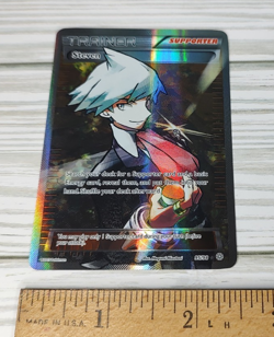 Steven Full Art 95/98 XY - Ancient Origins Holo Trainer Pokemon TCG Card - Image 2