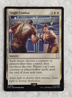 MTG Single Combat #172 Universes Beyond: Fallout Magic Card Rare NM - Image 2