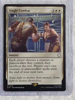 MTG Single Combat #172 Universes Beyond: Fallout Magic Card Rare NM - Image 4