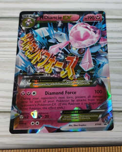 Pokemon M Diancie EX Mega Promo Holo Card XY44 XY TCG Card Diamond Force - Image 1