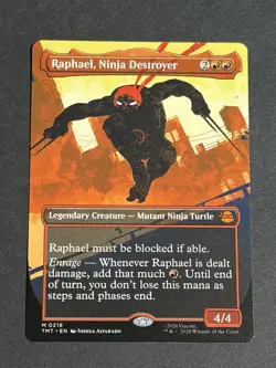 Raphael, Ninja Destroyer Teenage Mutant Ninja Turtles Borderless Mythic R 0218 - Image 1