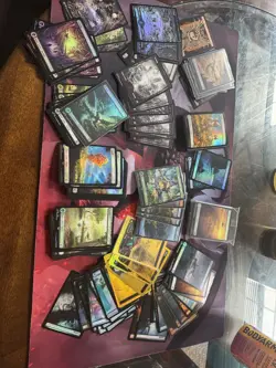 Magic The Gathering (MTG) Lot Of Full Art Lands - Over 170 - Image 1