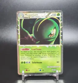 Pokemon Meganium Prime 109/123 Holo Rare P-LP - HGSS Base Set - Image 1