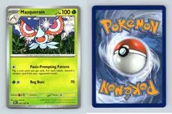 Masquerain #7/197 SV Obsidian Flames Uncommon Pokemon 2023 TCG Card - Image 1